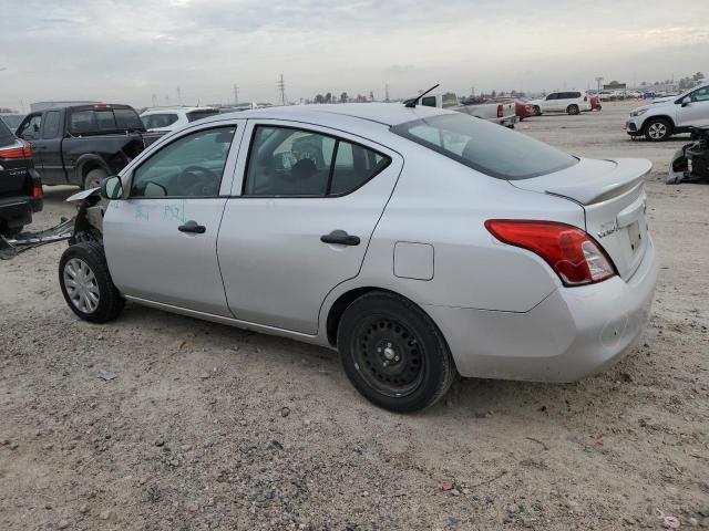 3N1CN7AP6EL862509 - 2014 NISSAN VERSA S SILVER photo 2