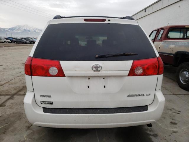 5TDZA23C96S451441 - 2006 TOYOTA SIENNA CE WHITE photo 6