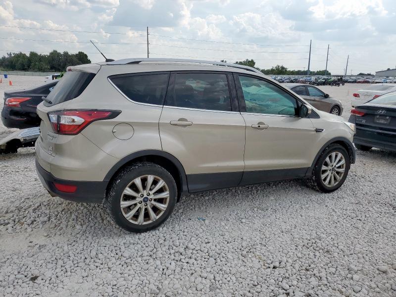 1FMCU0JD7HUB60105 - 2017 FORD ESCAPE TITANIUM Qəhvəyi foto 3