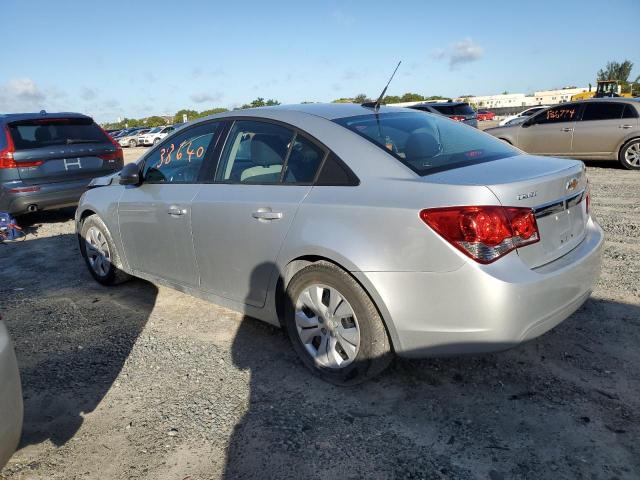 1G1PA5SH8E7221025 - 2014 CHEVROLET CRUZE LS SILVER photo 2