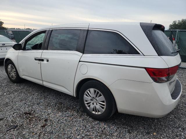 5FNRL5H20FB008529 - 2015 HONDA ODYSSEY LX WHITE photo 2