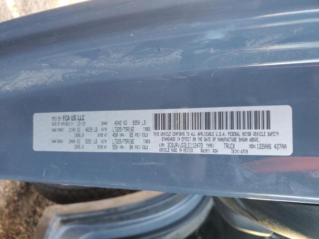 3C6URVJG3LE112472 - 2020 RAM PROMASTER 3500 HIGH ლურჯი ფოტო 13