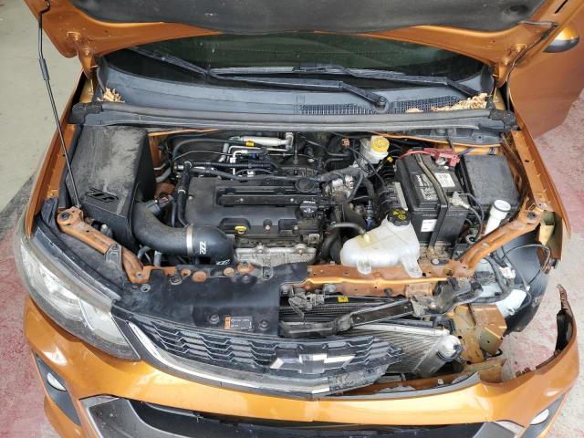 1G1JC6SB7H4123451 - 2017 CHEVROLET SONIC LT 橙色 照片 12