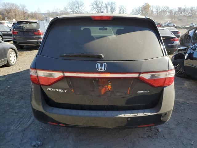 5FNRL5H92BB065256 - 2011 HONDA ODYSSEY TOURING BLACK photo 6