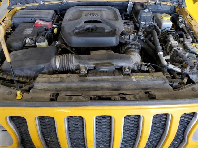 1C4HJXEN0KW625558 - 2019 JEEP WRANGLER UNLIMITED SAHARA Сары фото 12