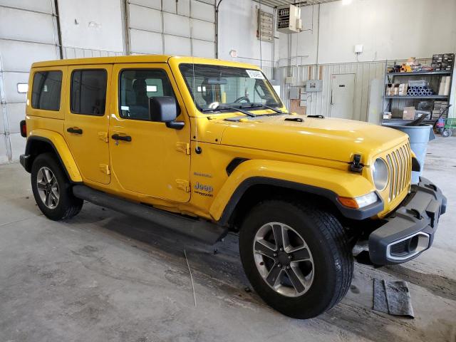 1C4HJXEN0KW625558 - 2019 JEEP WRANGLER UNLIMITED SAHARA Сары фото 4