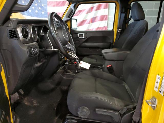 1C4HJXEN0KW625558 - 2019 JEEP WRANGLER UNLIMITED SAHARA Сары фото 7