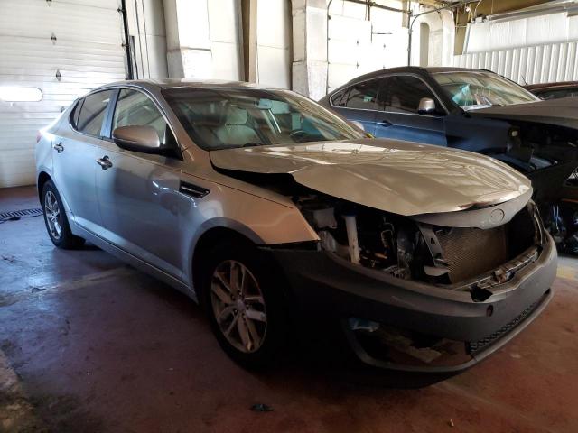 KNAGM4A74D5393576 - 2013 KIA OPTIMA LX SILVER photo 4