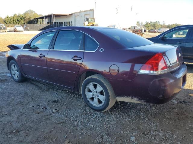 2G1WT55K679300935 - 2007 CHEVROLET IMPALA LT BURGUNDY photo 2