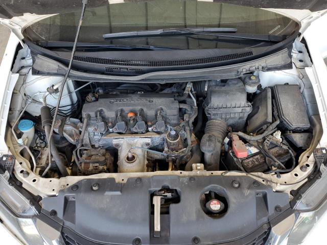 19XFB2F55DE003878 - 2013 HONDA CIVIC LX WHITE photo 11