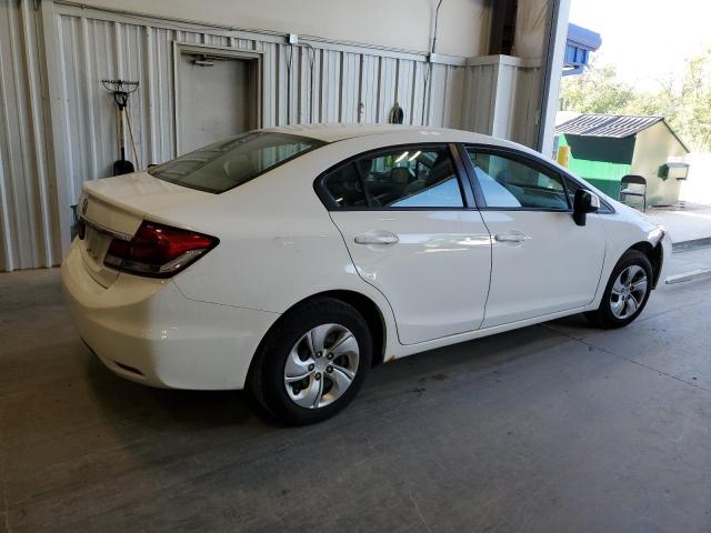 19XFB2F55DE003878 - 2013 HONDA CIVIC LX WHITE photo 3