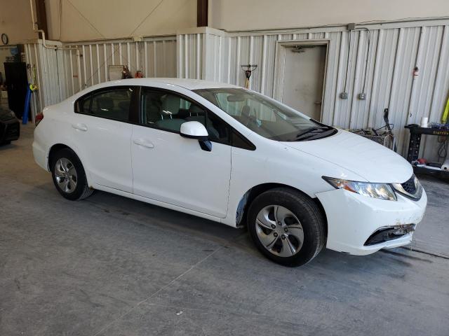 19XFB2F55DE003878 - 2013 HONDA CIVIC LX WHITE photo 4