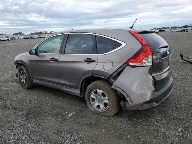 5J6RM3H35CL025064 - 2012 HONDA CR-V LX GRAY photo 2