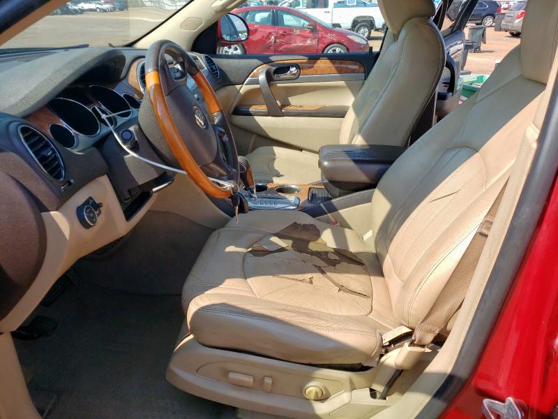 5GAKRCED4CJ422414 - 2012 BUICK ENCLAVE RED photo 7