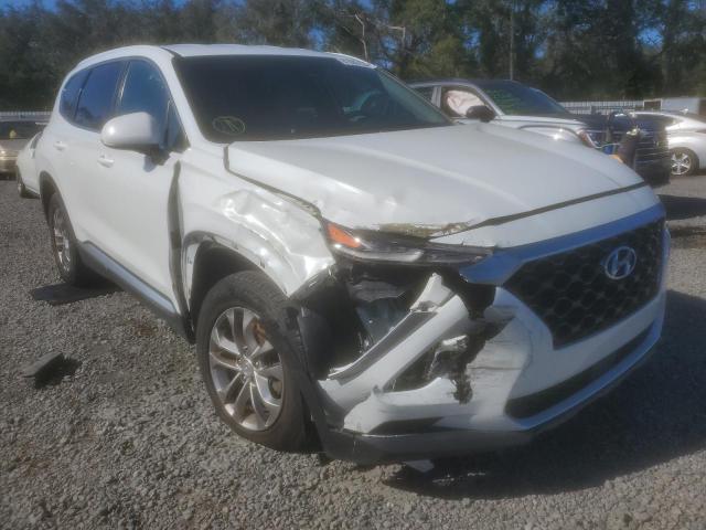 5NMS23AD1KH043853 - 2019 HYUNDAI SANTA FE SE WHITE photo 4