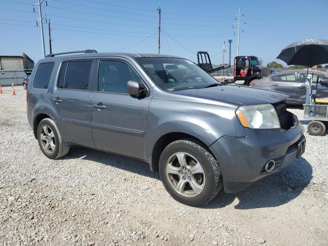 5FNYF4H42CB017923 - 2012 HONDA PILOT EX GRAY photo 4