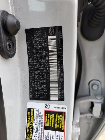 4T1S11AKXPU100598 - 2023 TOYOTA CAMRY SE NIGHT SHADE WHITE photo 13