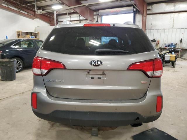 5XYKT3A62FG655087 - 2015 KIA SORENTO LX GRAY photo 6