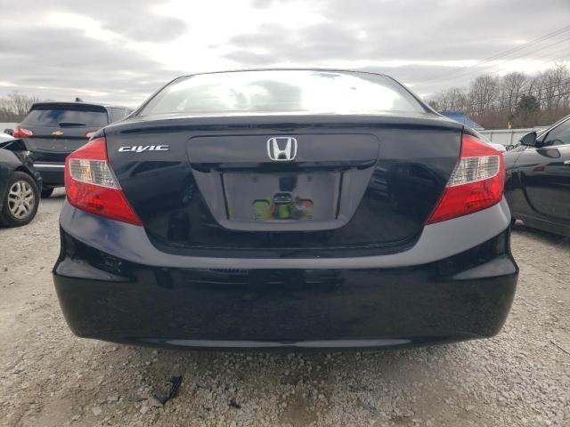 2HGFB2F54CH595147 - 2012 HONDA CIVIC LX BLACK photo 6