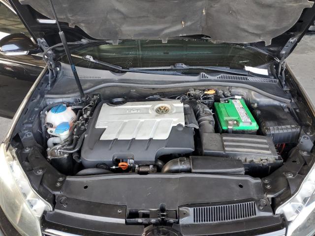 3VWPL7AJ5AM607531 - 2010 VOLKSWAGEN JETTA TDI BLACK photo 11