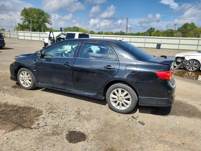 2T1BU4EE9AC412174 - 2010 TOYOTA COROLLA BASE BLACK photo 2
