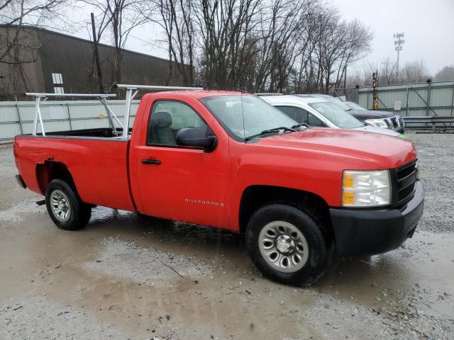 1GCEC14X67Z639452 - 2007 CHEVROLET SILVERADO C1500 CLASSIC RED photo 4