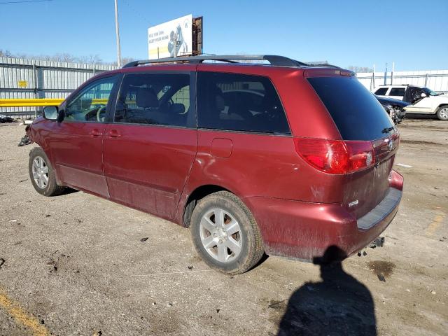 5TDKK4CC9AS340262 - 2010 TOYOTA SIENNA CE MAROON photo 2