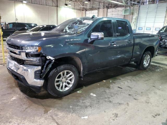 1GCRYJEK3MZ363118 - 2021 CHEVROLET SILVERADO K1500 LT BLUE photo 1