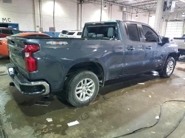 1GCRYJEK3MZ363118 - 2021 CHEVROLET SILVERADO K1500 LT BLUE photo 3