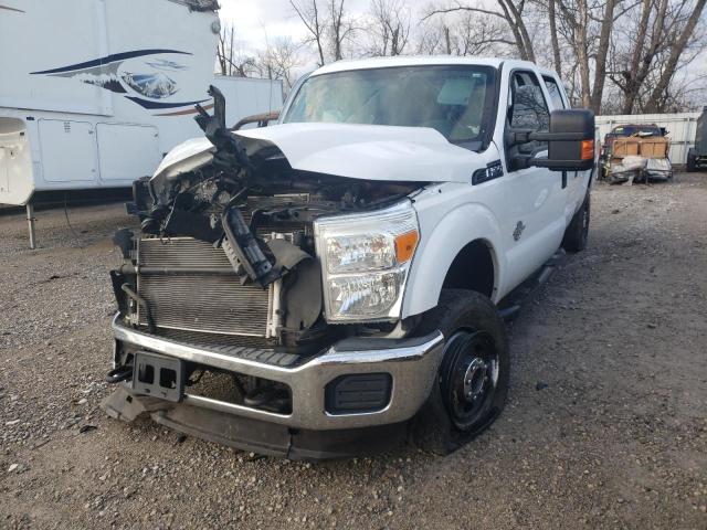 1FT8W3BTXCEB09602 - 2012 FORD F350 SUPER DUTY GRAY photo 2