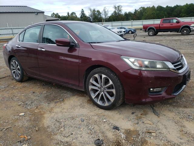 1HGCR2F58EA208583 - 2014 HONDA ACCORD SPORT 勃艮第红 照片 4