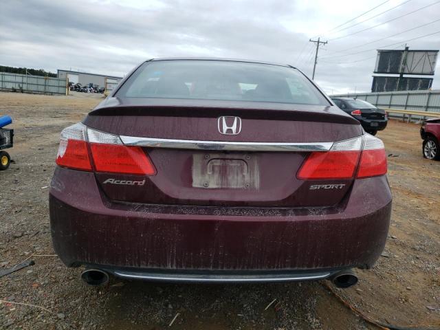 1HGCR2F58EA208583 - 2014 HONDA ACCORD SPORT 勃艮第红 照片 6