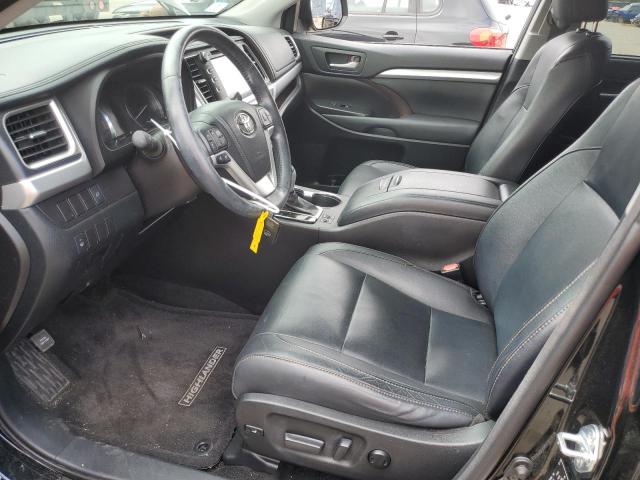 5TDJKRFH9ES063957 - 2014 TOYOTA HIGHLANDER XLE BLACK photo 7