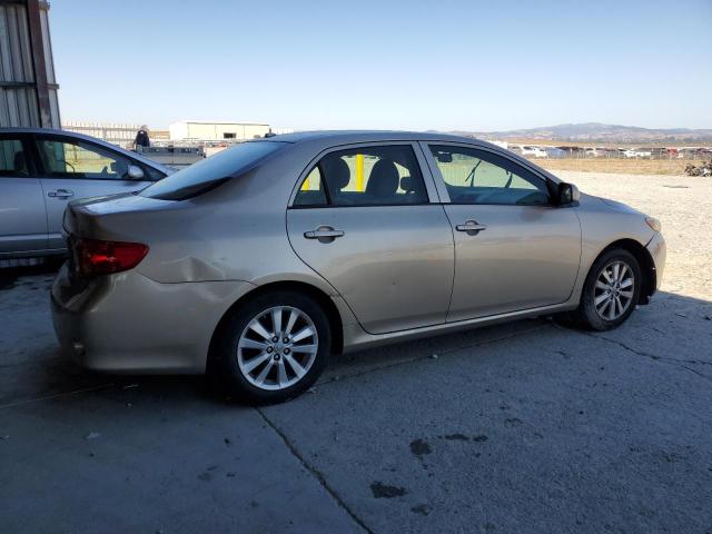 2T1BU4EE2AC403090 - 2010 TOYOTA COROLLA BASE Złoty zdjęcie 3