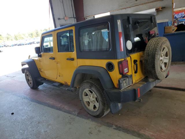 1C4BJWKGXFL561882 - 2015 JEEP WRANGLER U SPORT Sarı foto 2
