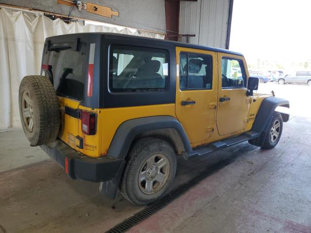 1C4BJWKGXFL561882 - 2015 JEEP WRANGLER U SPORT Sarı foto 3