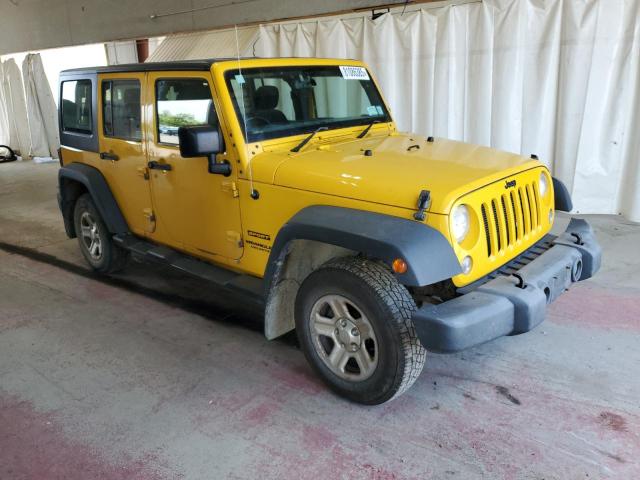 1C4BJWKGXFL561882 - 2015 JEEP WRANGLER U SPORT Sarı foto 4