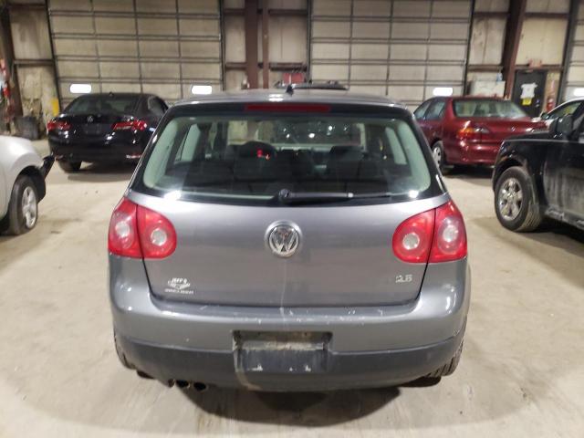 WVWBB71KX8W277730 - 2008 VOLKSWAGEN RABBIT GRAY photo 6