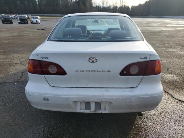 1NXBR12E41Z526683 - 2001 TOYOTA COROLLA CE WHITE photo 6