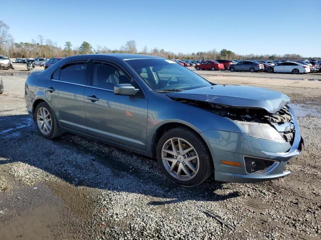 3FAHP0JG9BR146626 - 2011 FORD FUSION SEL BLUE photo 4