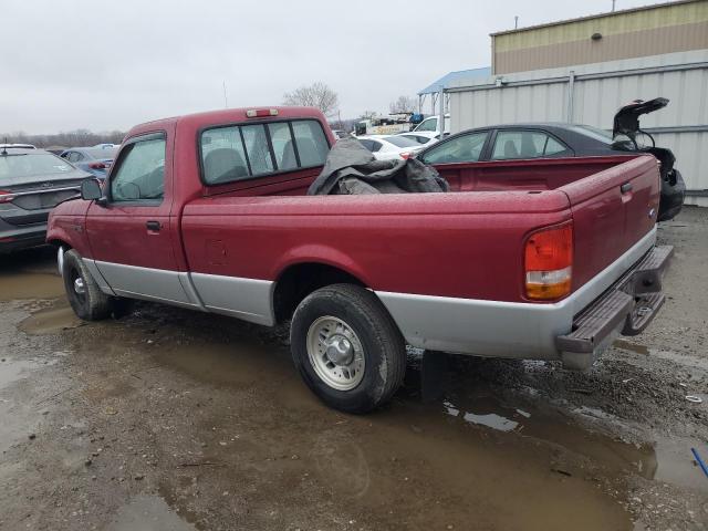 1FTCR10AXSPA33972 - 1995 FORD RANGER MAROON photo 2