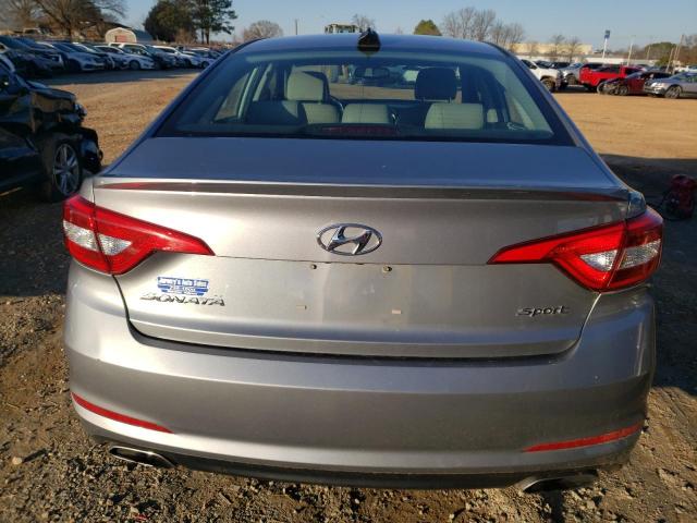 5NPE34AF9HH439476 - 2017 HYUNDAI SONATA SPORT SILVER photo 6