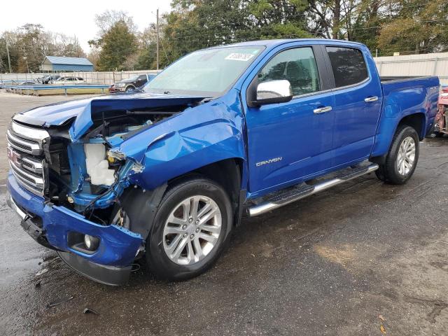 1GTP6DE13J1114284 - 2018 GMC CANYON SLT BLUE photo 1