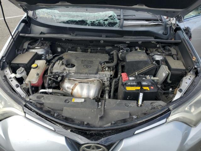 2T3WFREV1HW376618 - 2017 TOYOTA RAV4 XLE SILVER photo 12