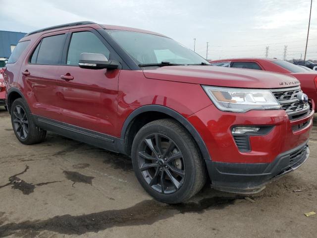 1FM5K8D86KGA74995 - 2019 FORD EXPLORER XLT RED photo 4