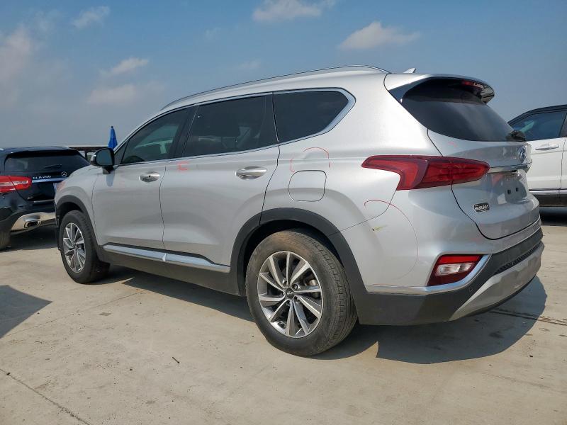 5NMS33AD6KH018752 - 2019 HYUNDAI SANTA FE SEL Argent photo 2