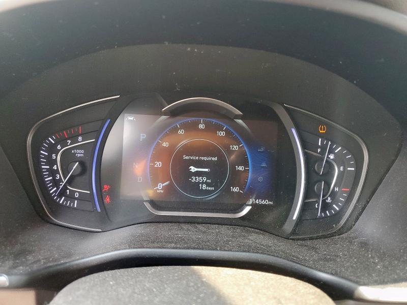 5NMS33AD6KH018752 - 2019 HYUNDAI SANTA FE SEL Argent photo 9