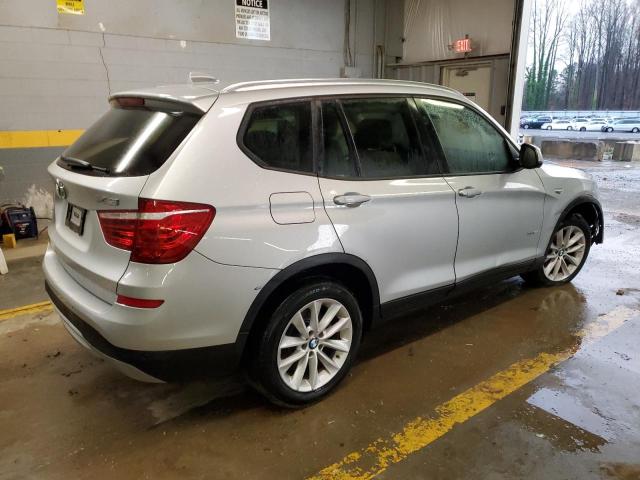 5UXWX9C53G0D87995 - 2016 BMW X3 XDRIVE28I SILVER photo 3