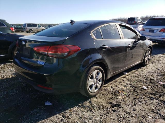 3KPFK4A7XHE025854 - 2017 KIA FORTE LX BLACK photo 3