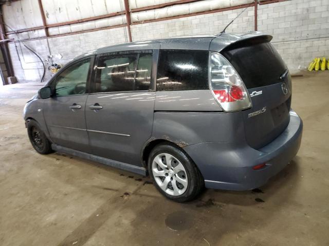 JM1CR293670148305 - 2007 MAZDA 5 GRAY photo 2